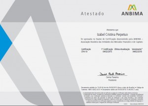Certificado Isabel Perpetuo